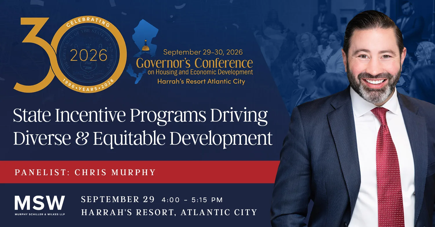 MSW Partner Chris Murphy to Speak at 2026 Governor’s Conference on Housing and Economic Development